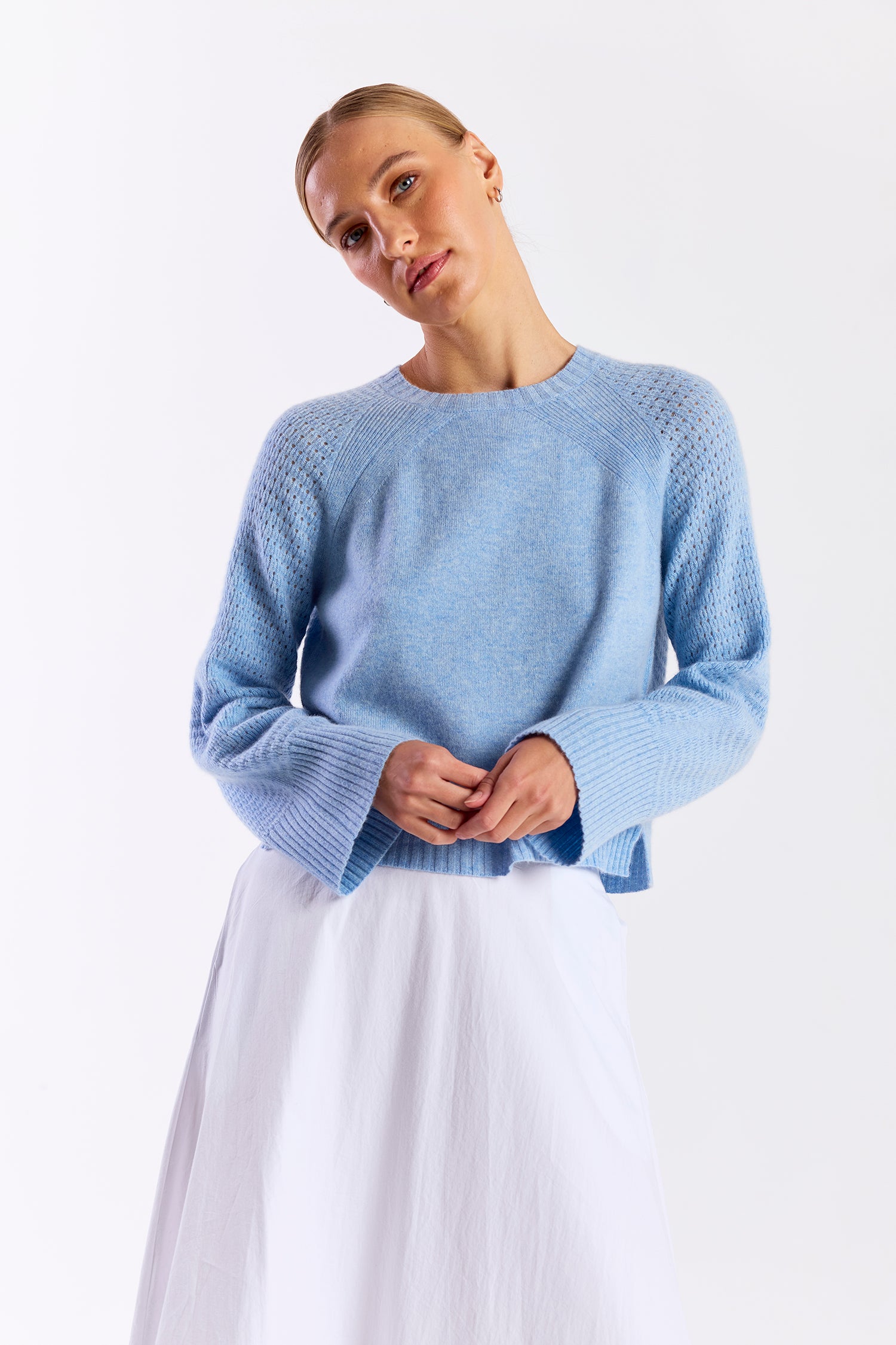 NATALIE POINTELLE CASHMERE CREW