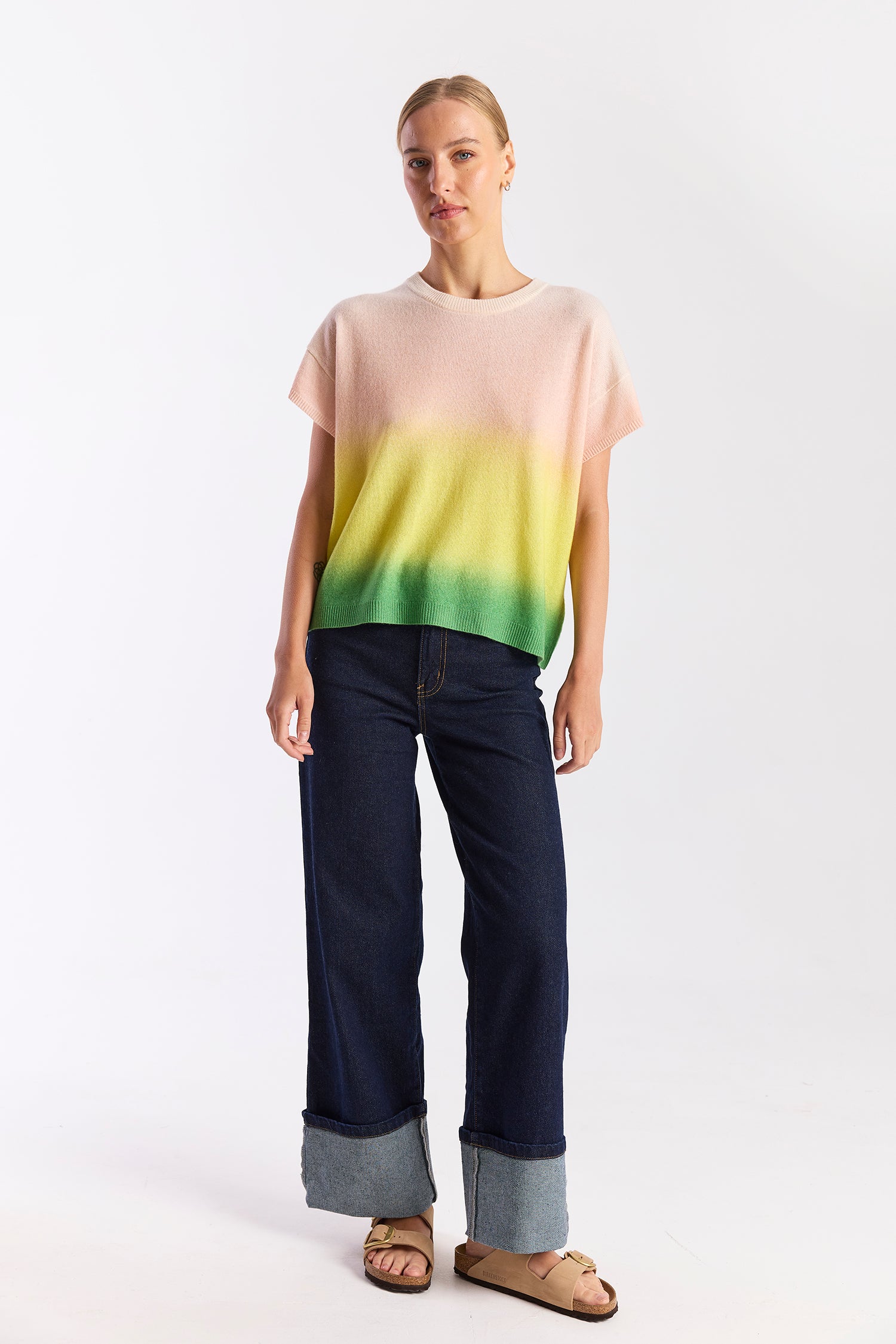 Bali Print Cashmere Tee