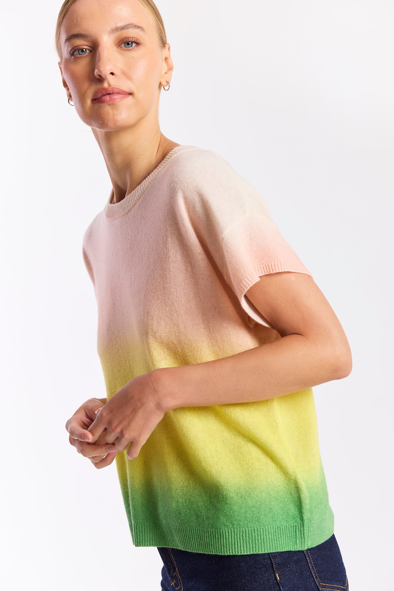 Bali Print Cashmere Tee
