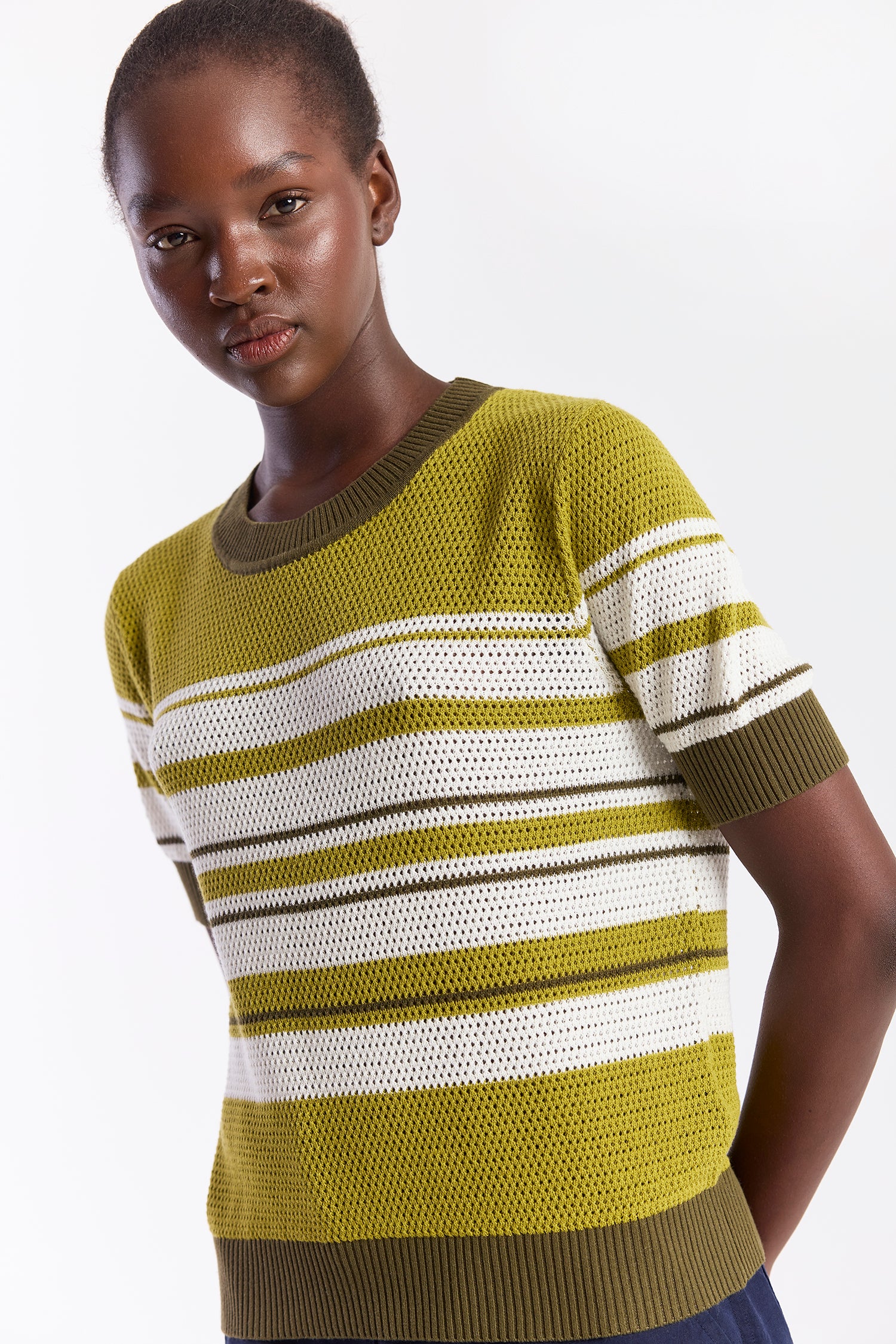 Texture Stripe Tee