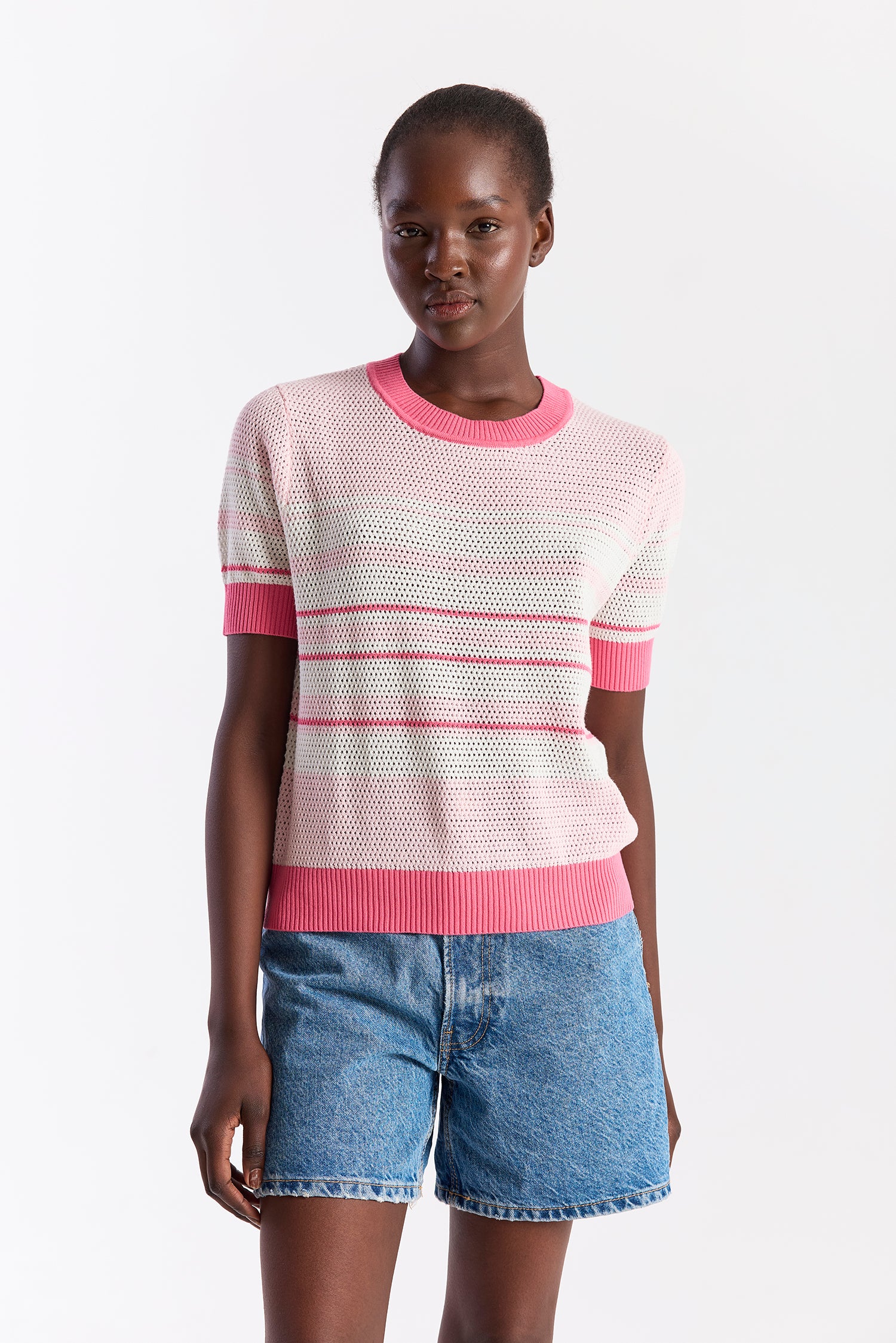 Texture Stripe Tee