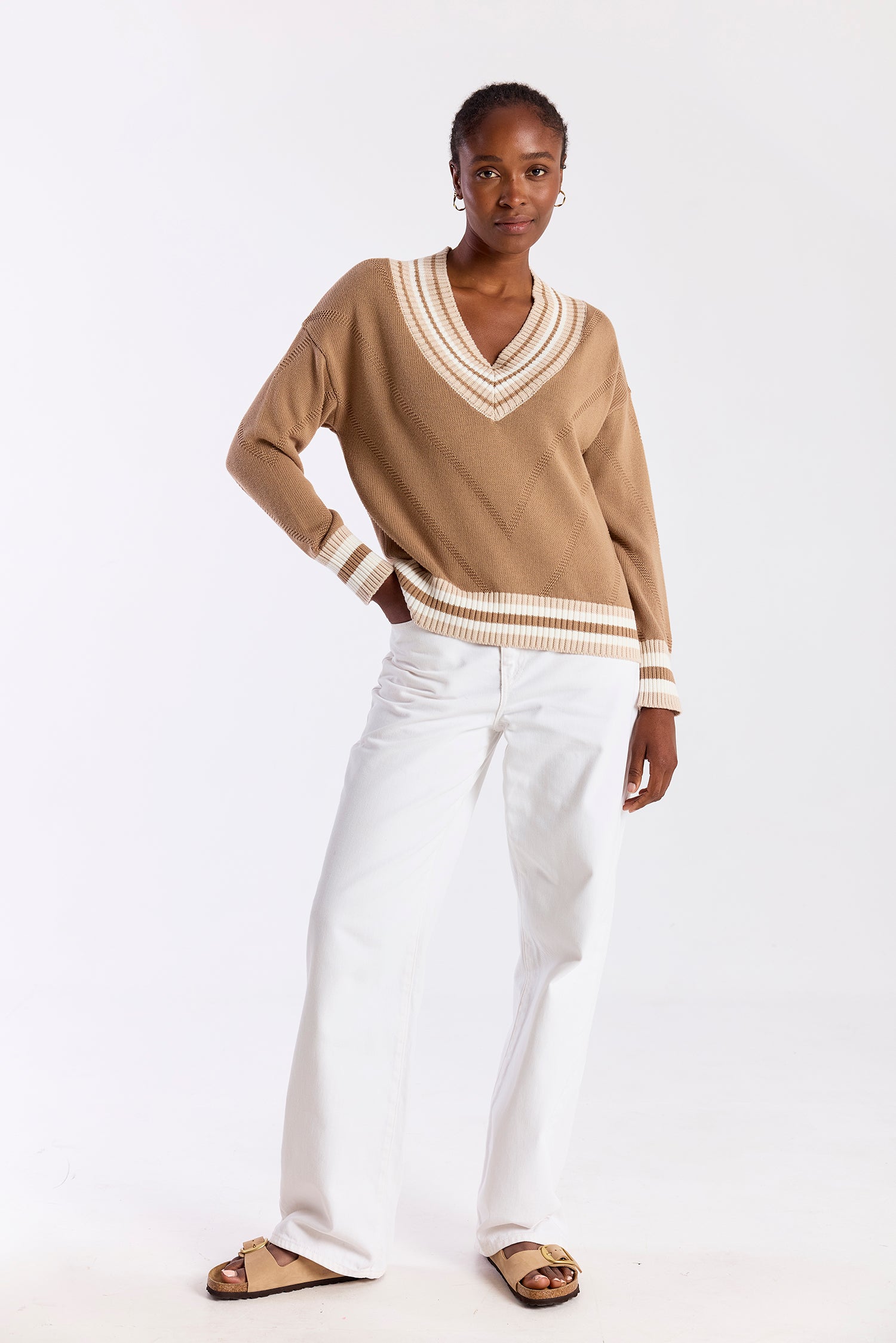 MAXI CRICKET V-NECK