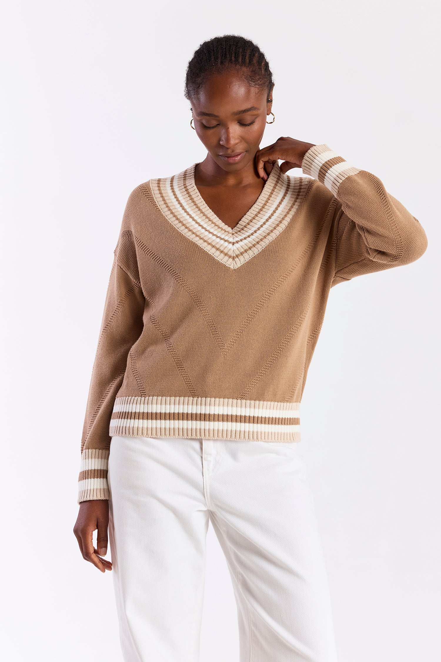 MAXI CRICKET V-NECK