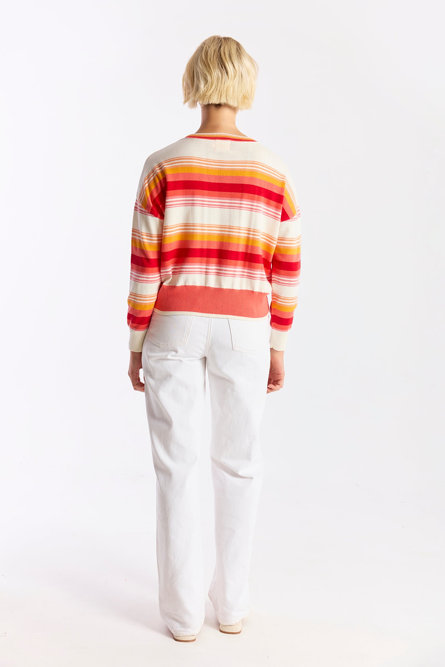 GRADIENT STRIPE CREW