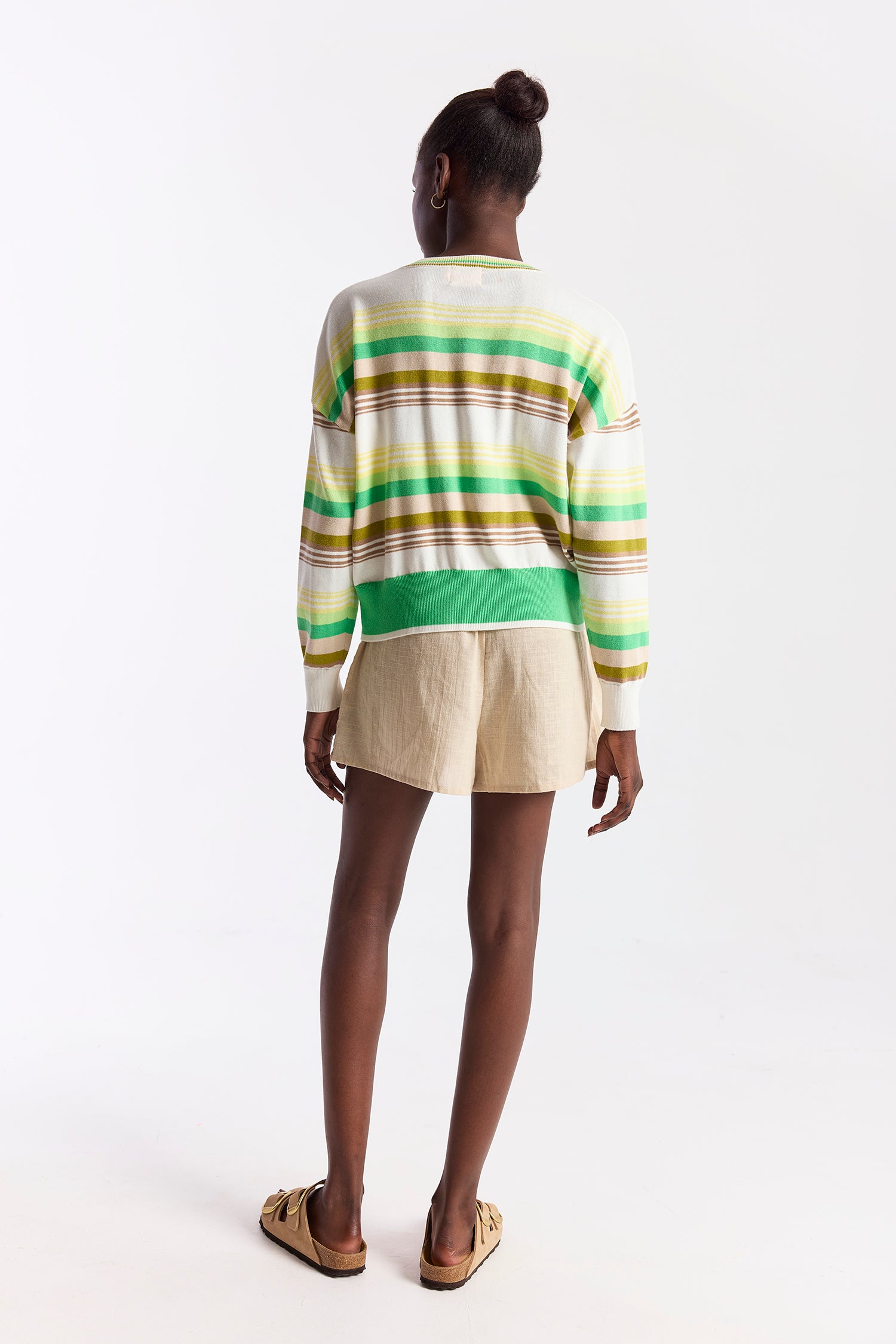 GRADIENT STRIPE CREW