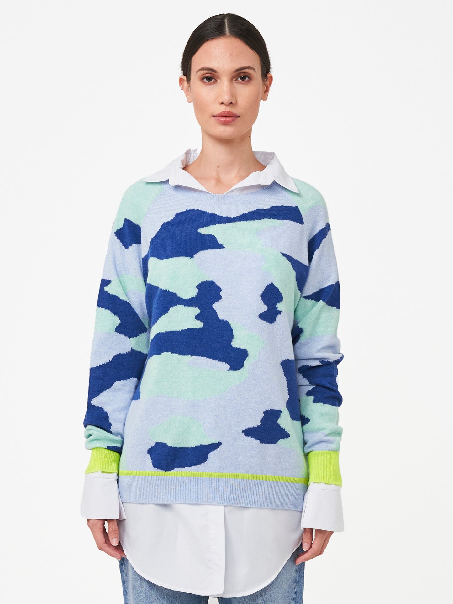 Cora Camo Jumper