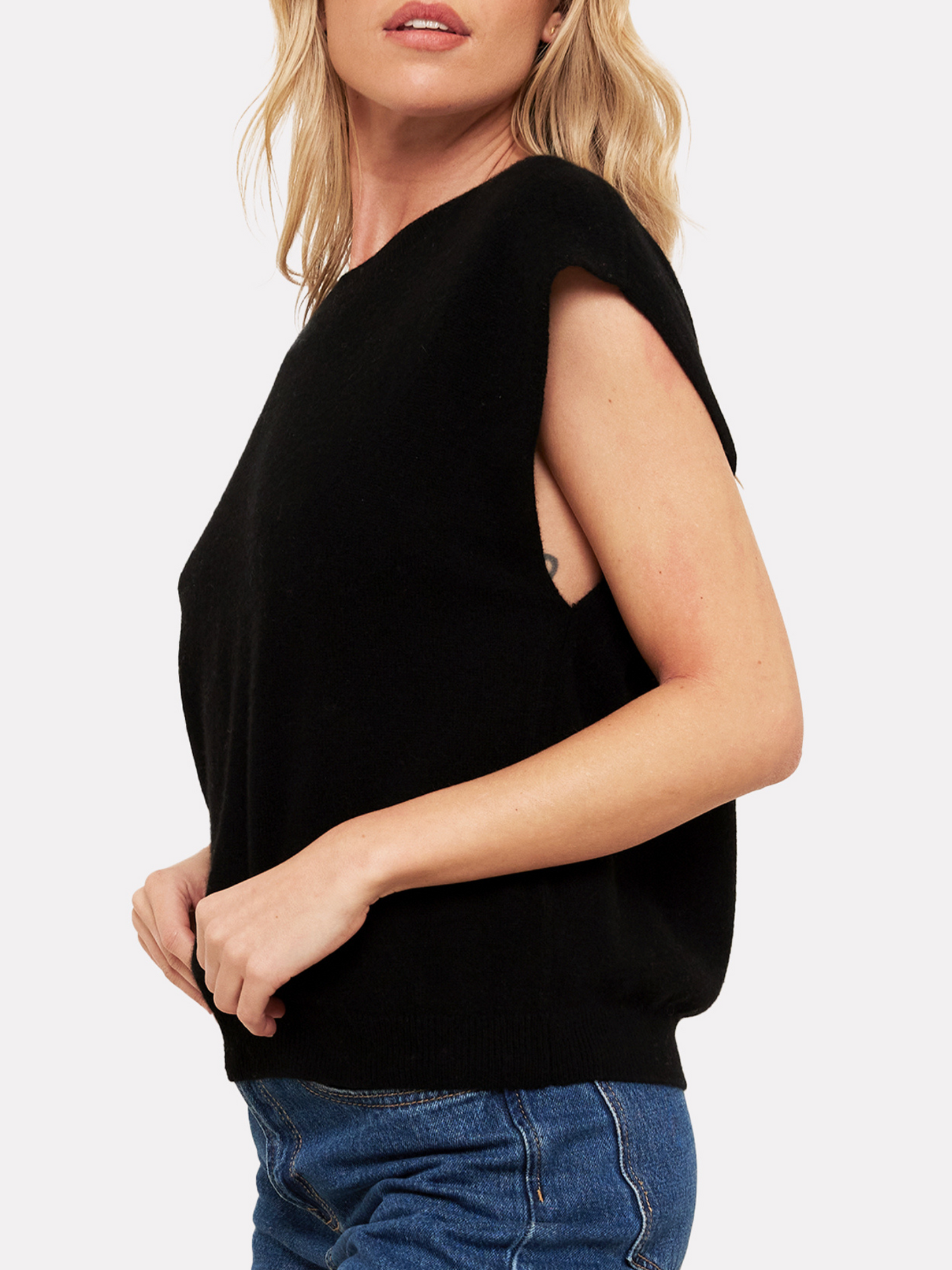 Tabby Cashmere Tank