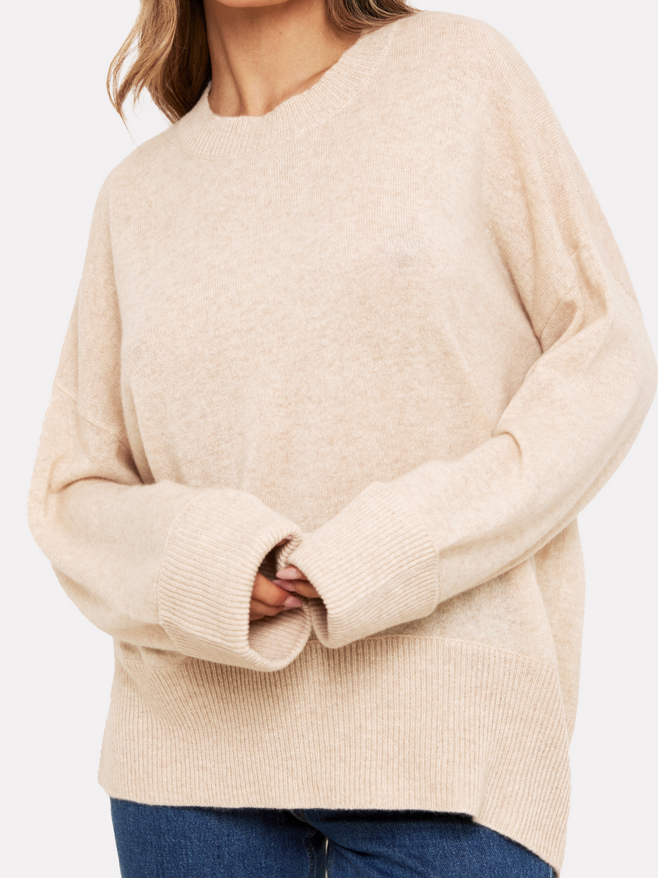 Brodie Cashmere S Camel Cameron Button Hoodie main image 0