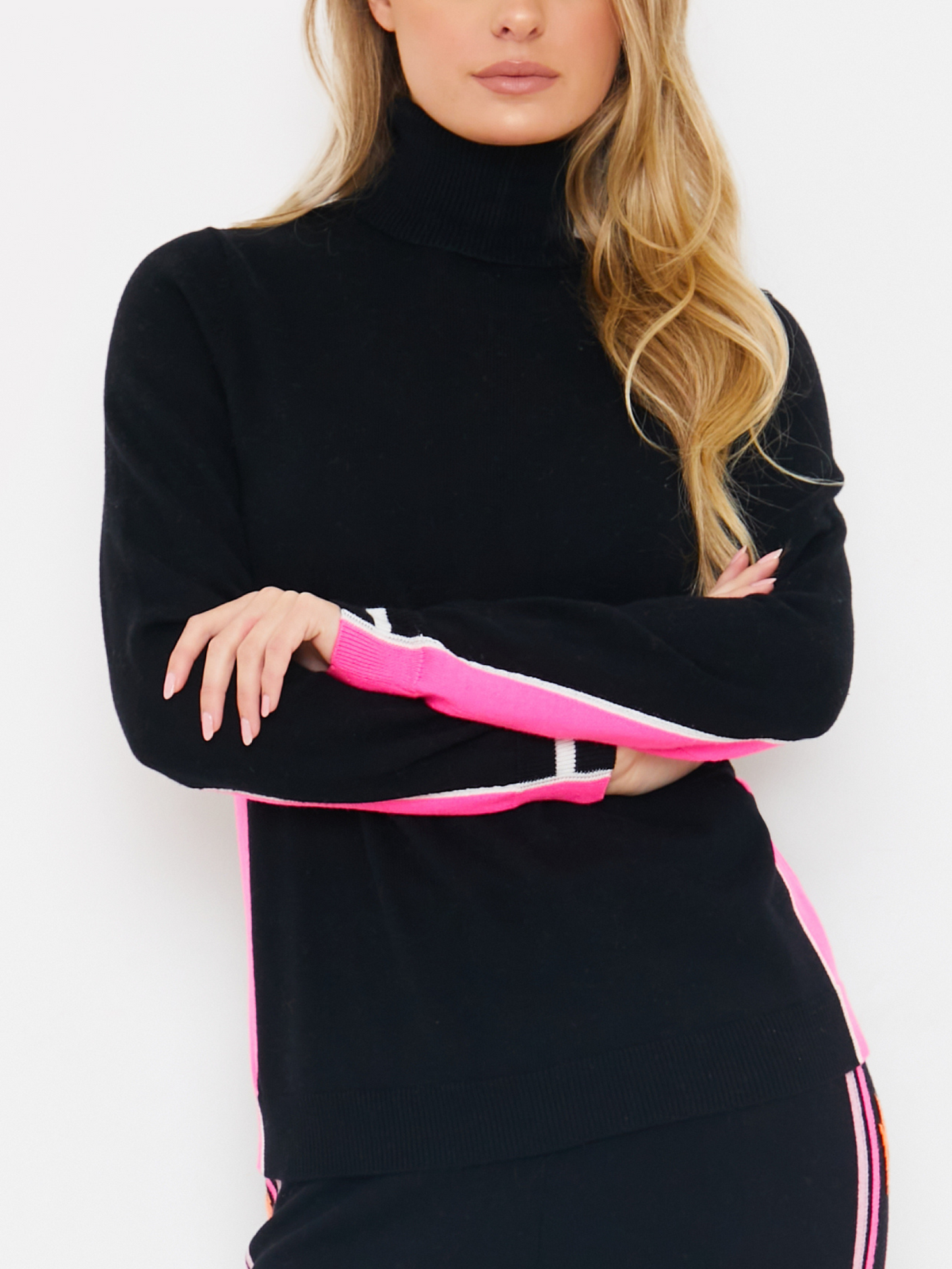 Sporty Roll Neck