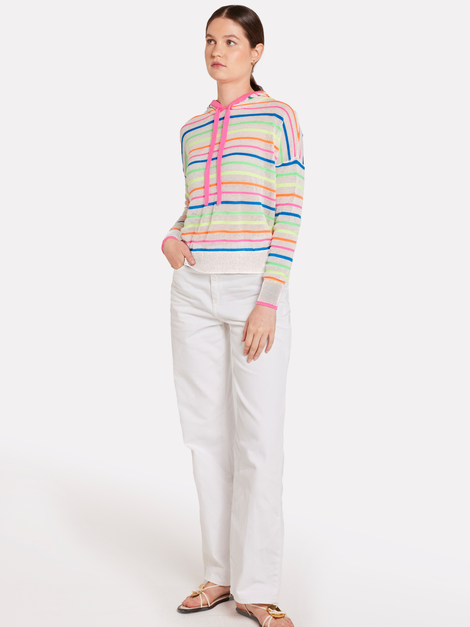 Rainbow Stripe Hoodie