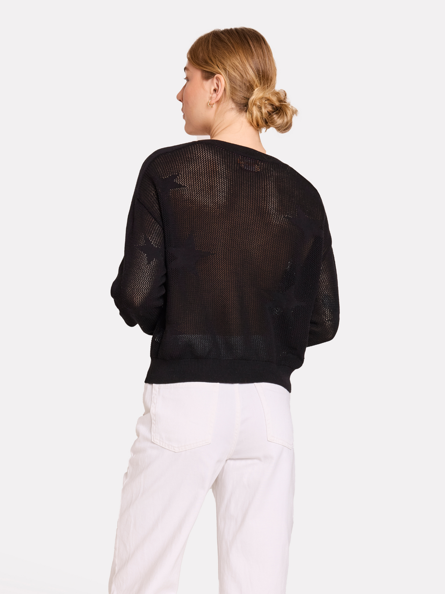 Pointelle Star Jumper