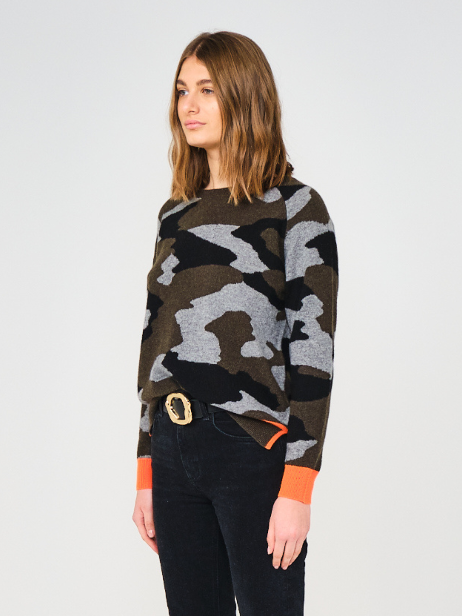 Cool Camo Cashmere Jumper