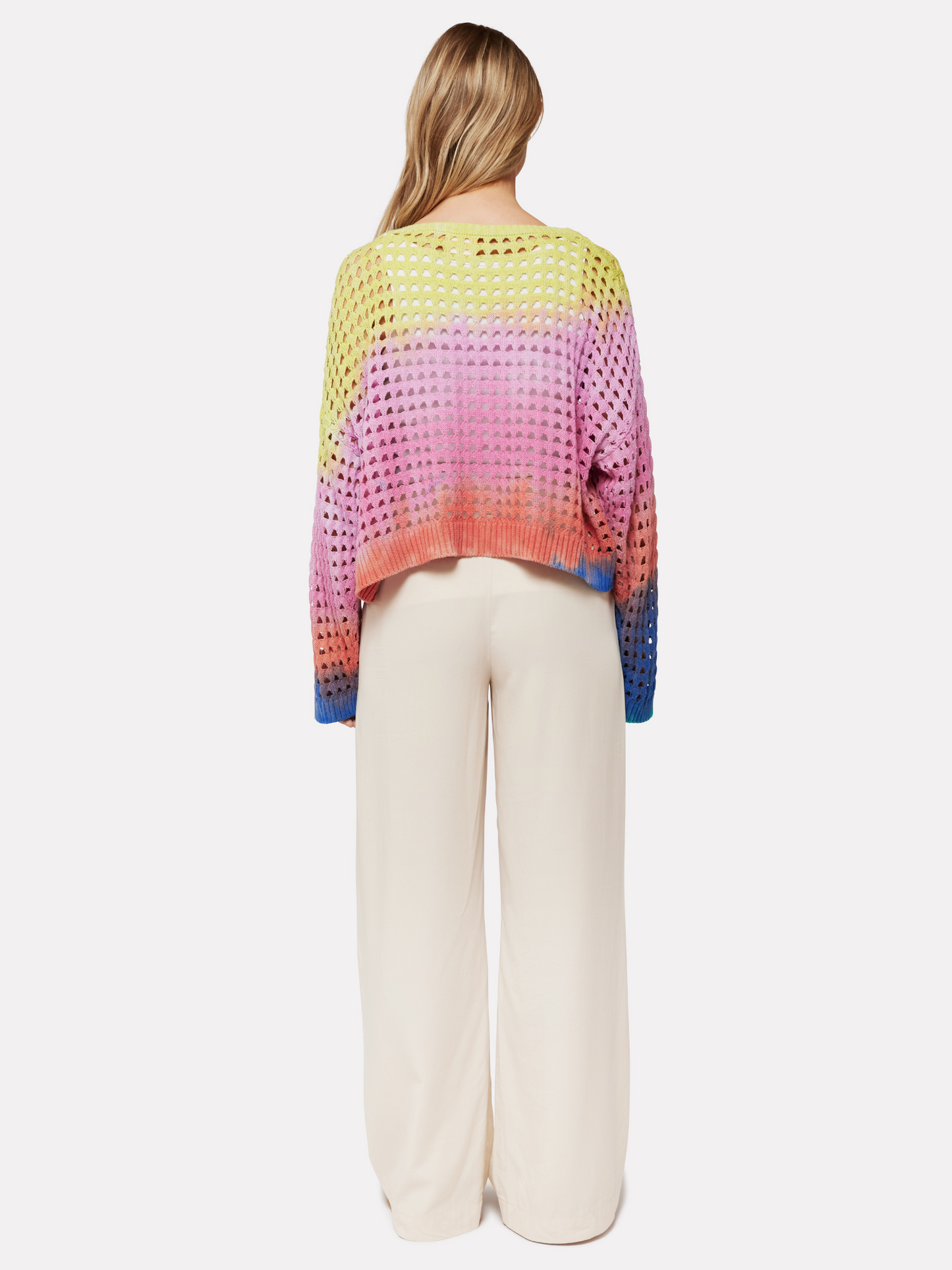 Gradient Rainbow Slouchy Jumper