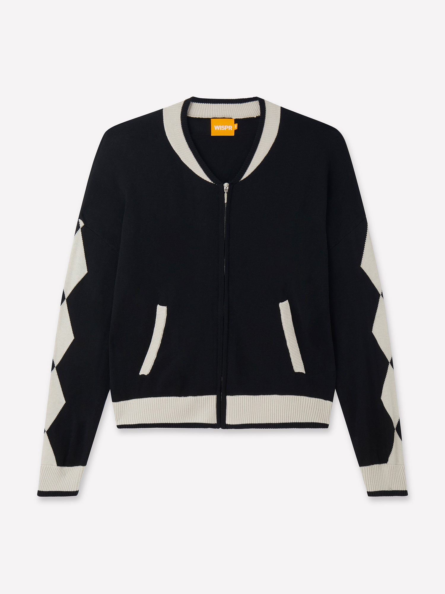 Contrast hot sale bomber jacket