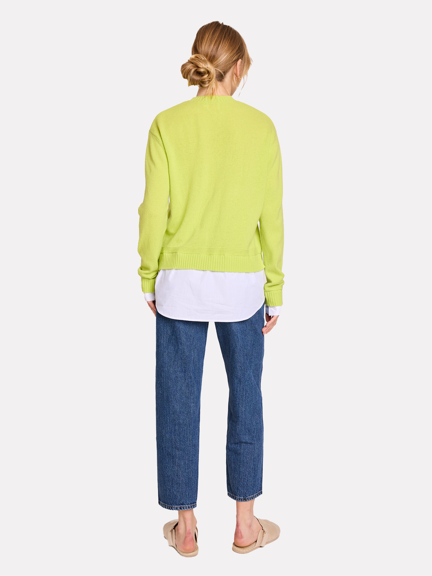 Shirting Cashmere Crew Neck